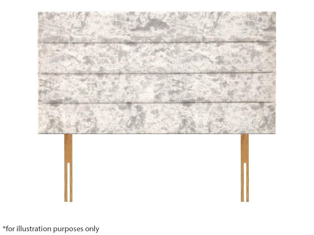 Apollo 4ft Dundee Headboard – Glitz Ice White