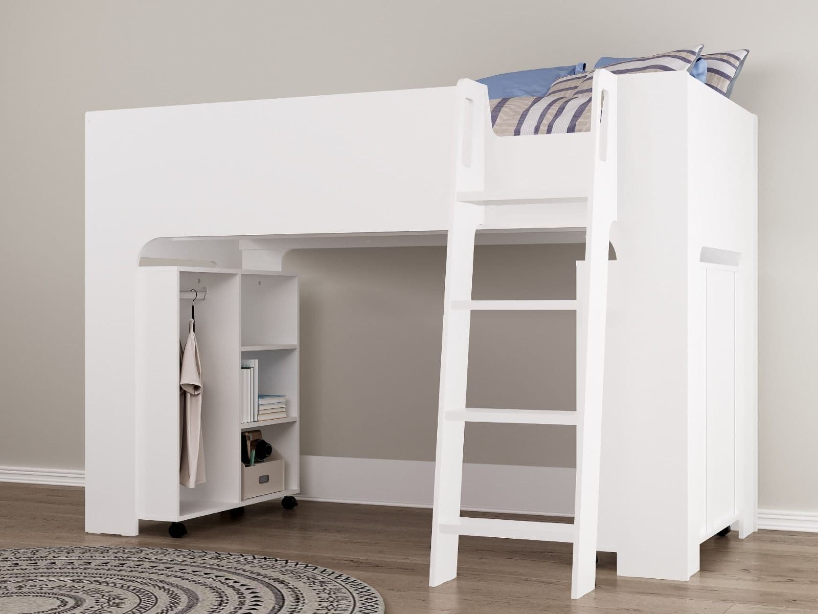 Flintshire Eden Mid Sleeper - White - Image 3
