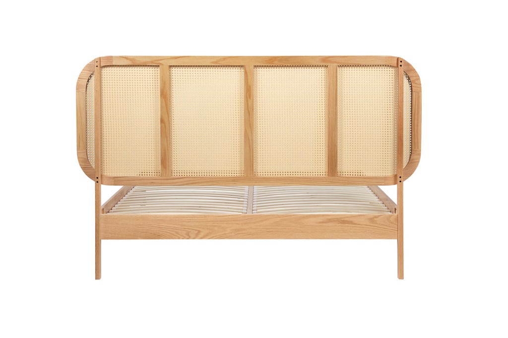 Elina 5ft Rattan Bedframe - Oak - Image 12