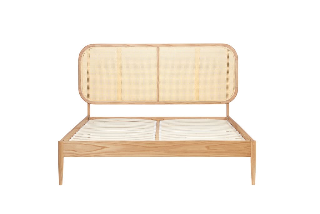 Elina 5ft Rattan Bedframe - Oak - Image 13