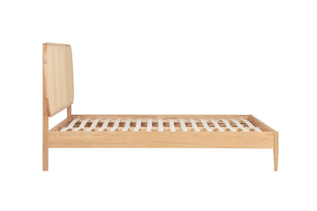 Elina 5ft Rattan Bedframe - Oak - Image 14
