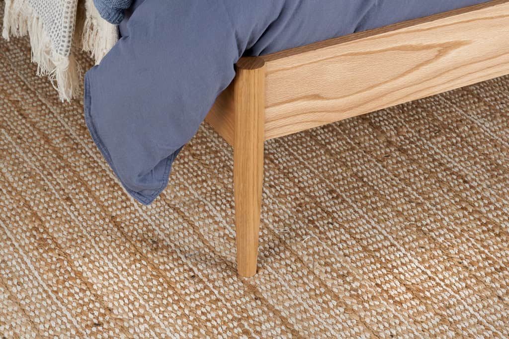 Elina 5ft Rattan Bedframe - Oak - Image 9