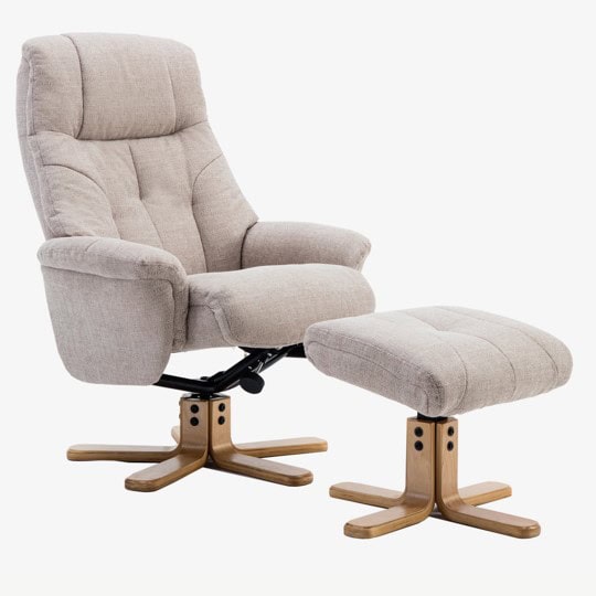 Enfield Swivel Recliner – Lisbon Wheat