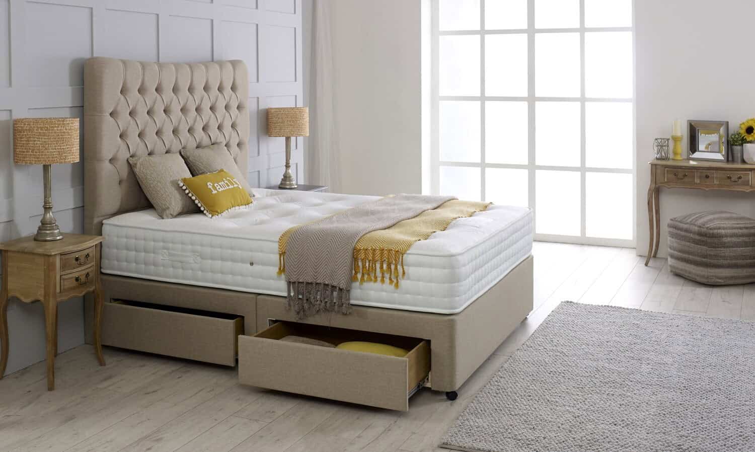 Healthbeds 7ft Enviro-Lux 1400 Bed (VEGAN)