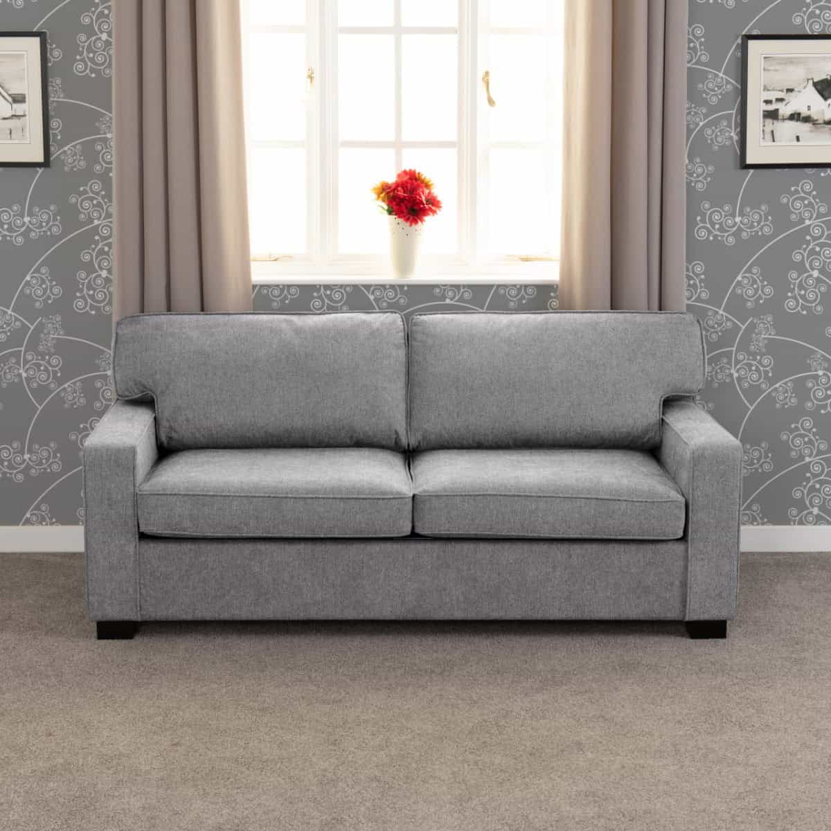 Eton Sofa Bed - Light Grey - Image 2