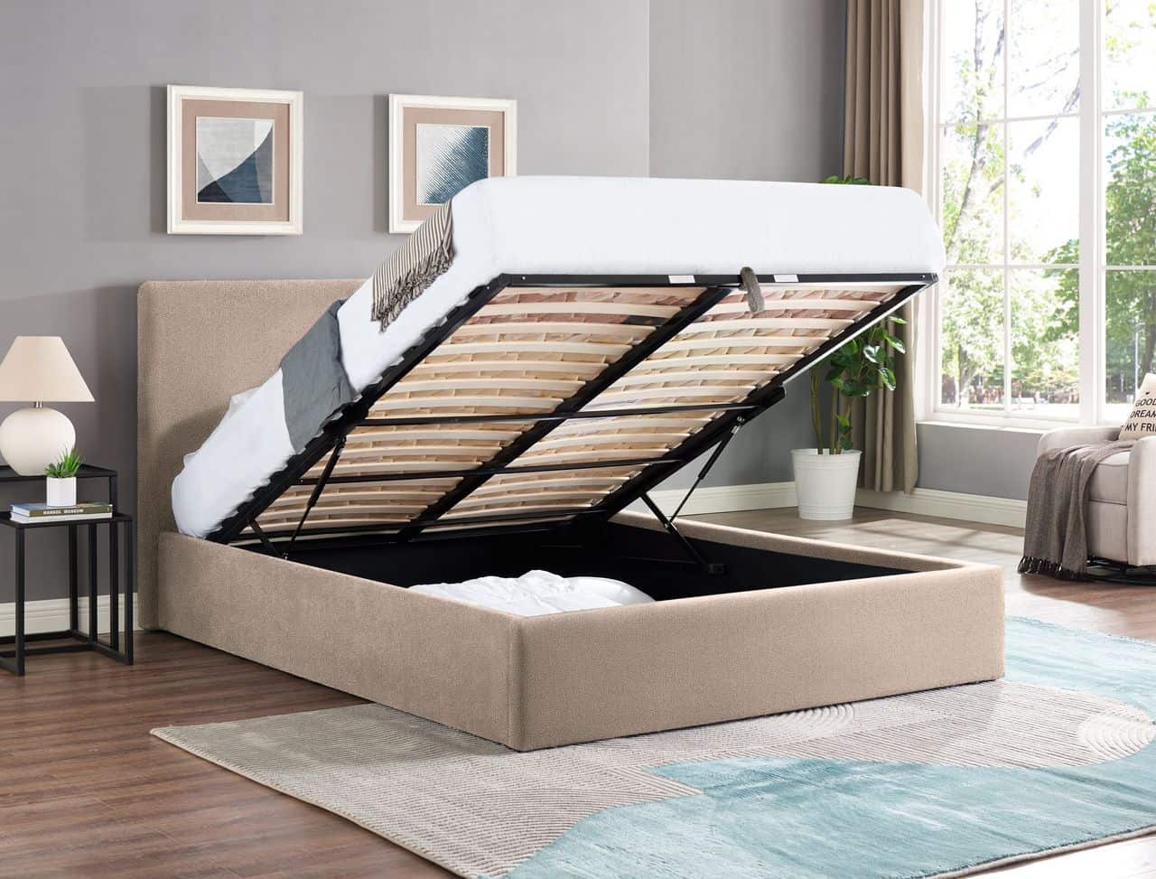 Ezra 3ft Ottoman & Mattress - Beige - Image 2