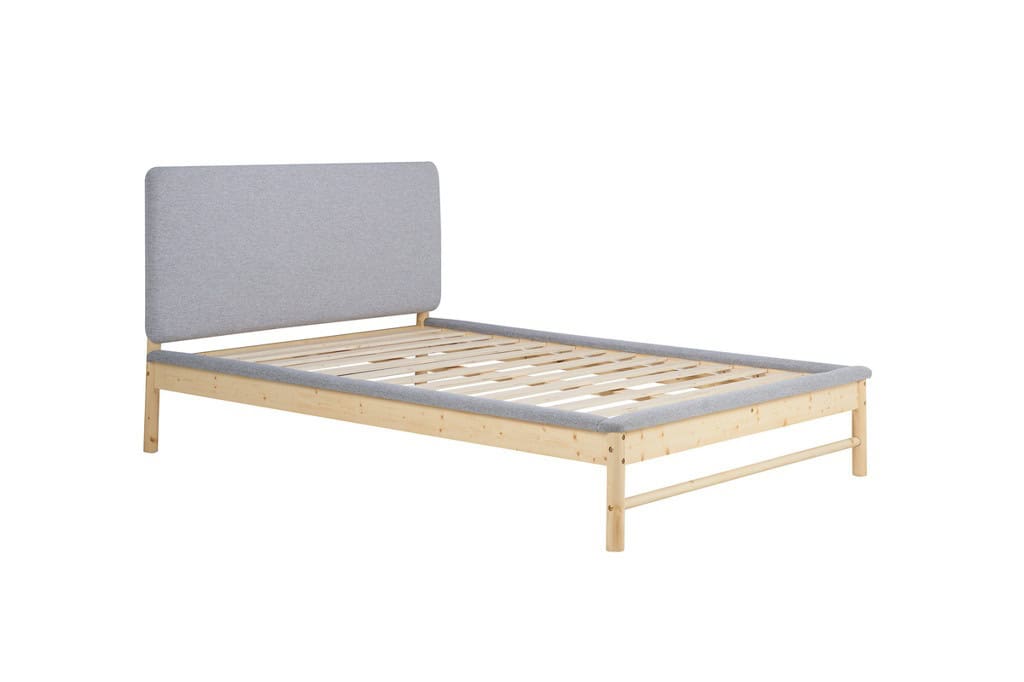5ft Ezra Bedframe - Grey & Oak - Image 8