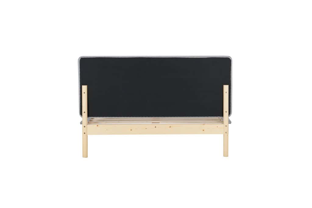 4ft6 Ezra Bedframe - Grey & Oak - Image 12