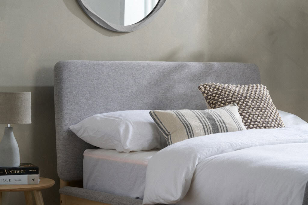 5ft Ezra Bedframe - Grey & Oak - Image 3