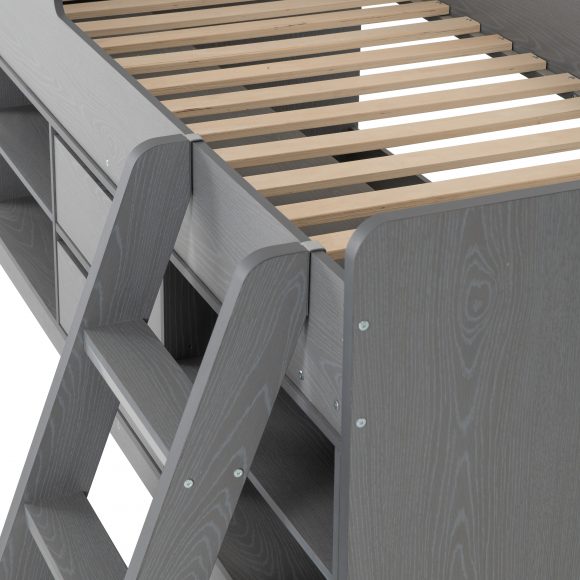 Felix Low Sleeper Bedframe - Grey - Image 8