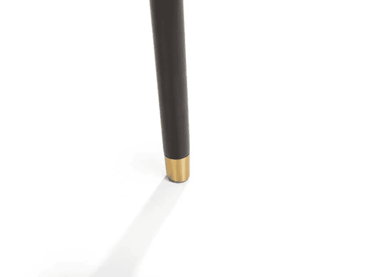 Fiona Lamp Table - Walnut & Black - Image 6