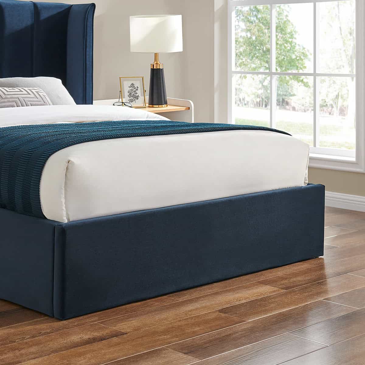 Limelight Polaris 4ft6 Ottoman - Navy Blue - Image 5