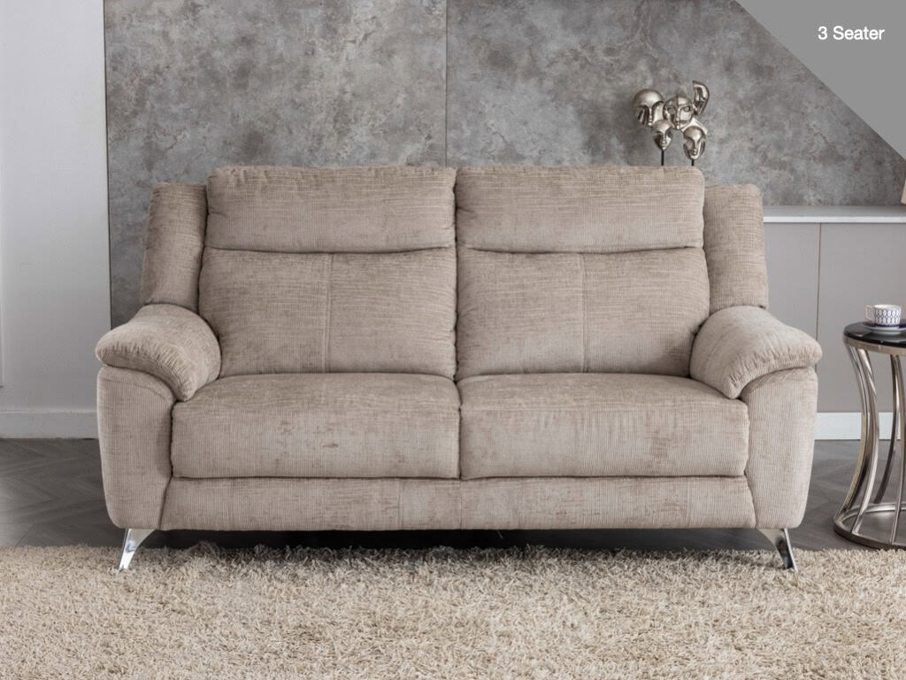 Monroe 3 Seater – Fossil