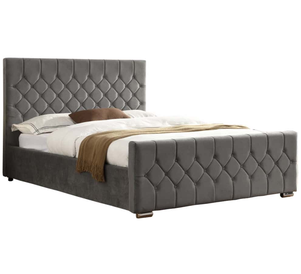 Galway 5ft Bedframe - Grey - Image 6