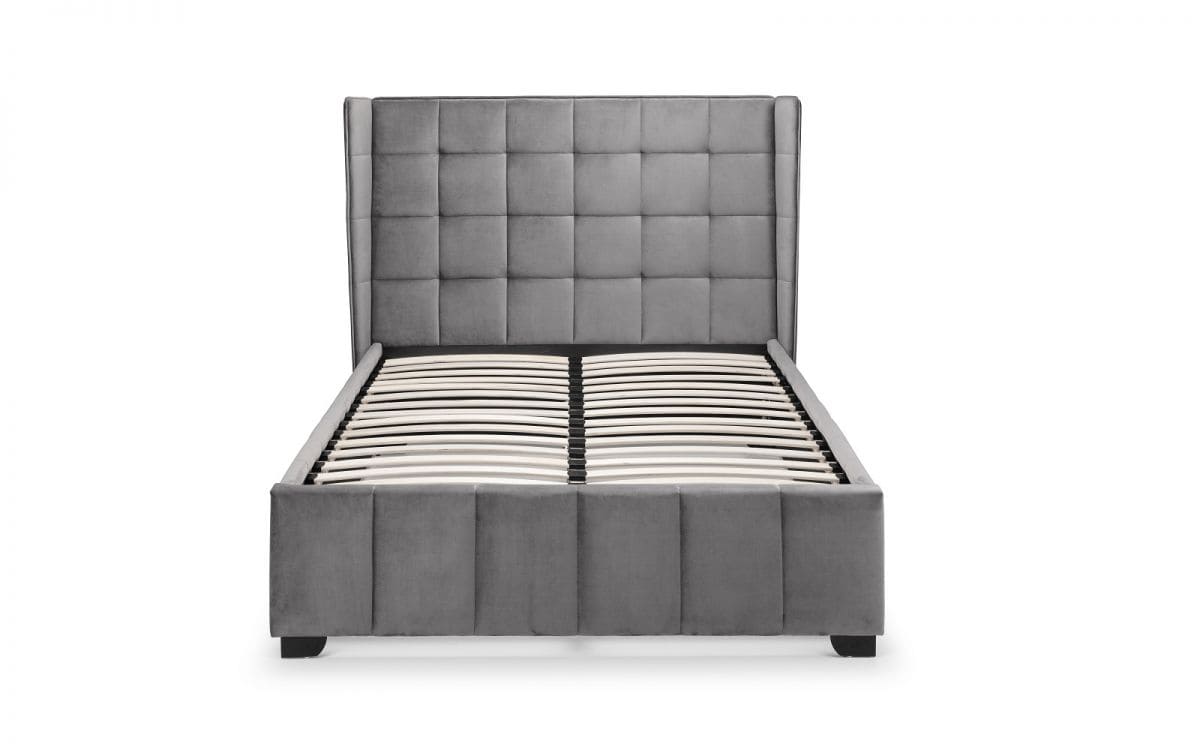Belfort 4ft6 Bedframe - Grey Velvet - Image 3