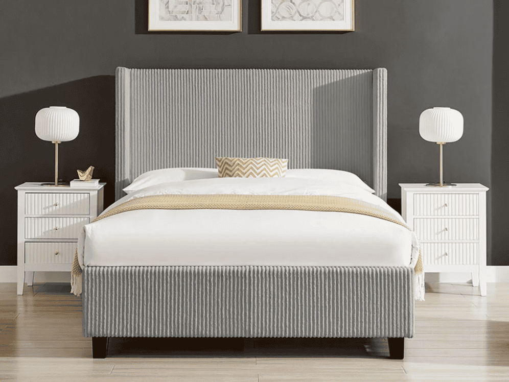 Limelight Gemini 4ft6 Bedframe - Grey - Image 2