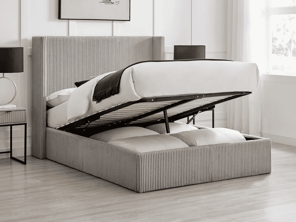 Limelight Gemini 5ft Ottoman - Grey - Image 2