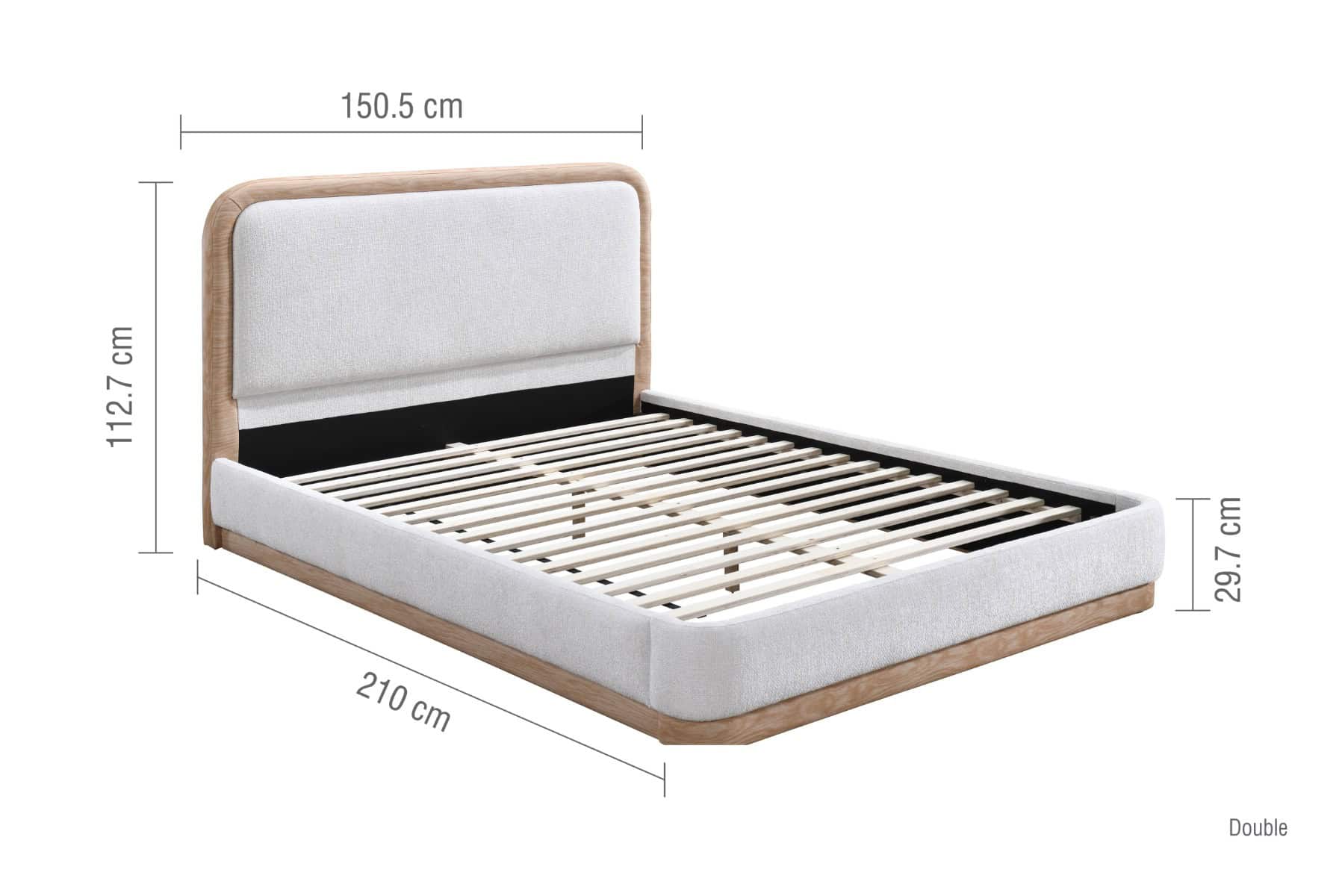 4ft6 Girona Bedframe - Image 13