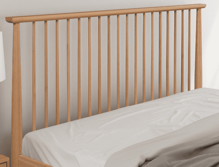 Flintshire 5ft Grosvenor Bedframe - Light Oak - Image 3