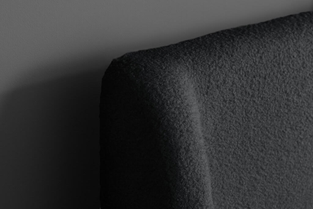 5ft Halfden Fabric Bedframe - Grey - Image 6
