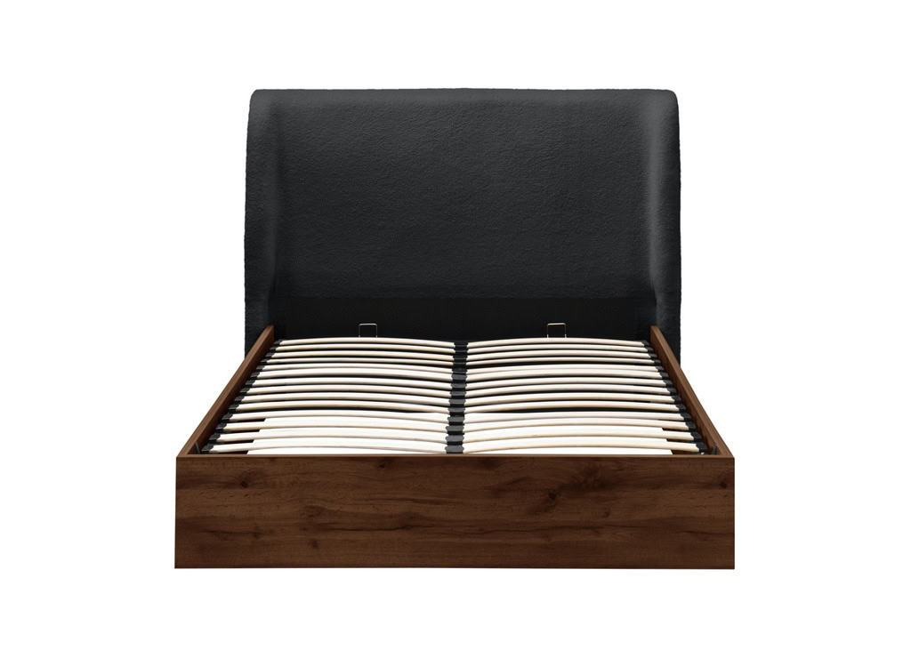 Halfden 4ft6 Ottoman Bedframe - Grey - Image 9