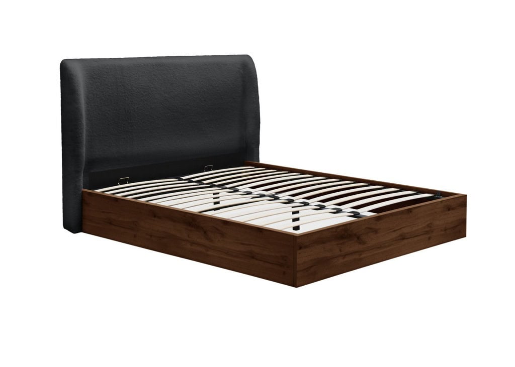 Halfden 4ft6 Ottoman Bedframe - Grey - Image 8