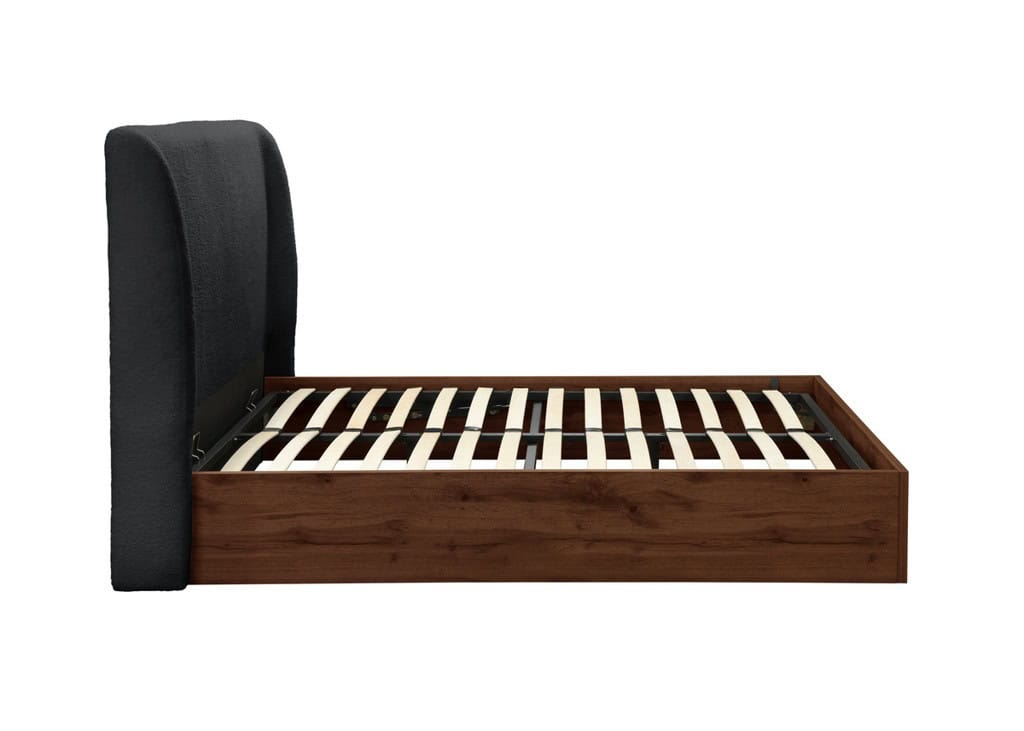 Halfden 4ft6 Ottoman Bedframe - Grey - Image 14