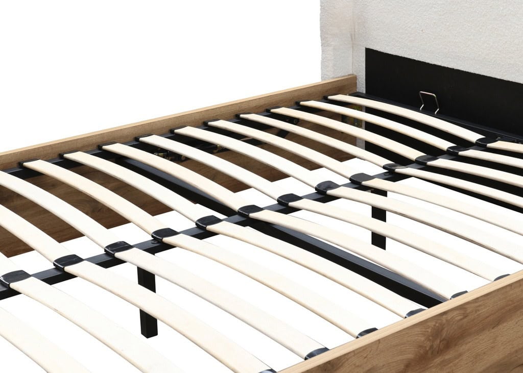 Halfden 5ft Ottoman Bedframe - White - Image 14