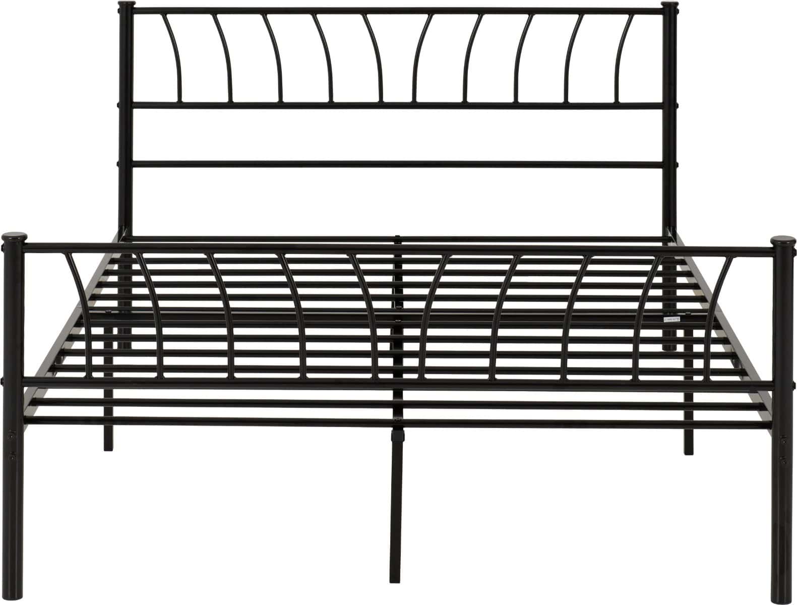 Harlow 4ft6 Bedframe - Black - Image 5