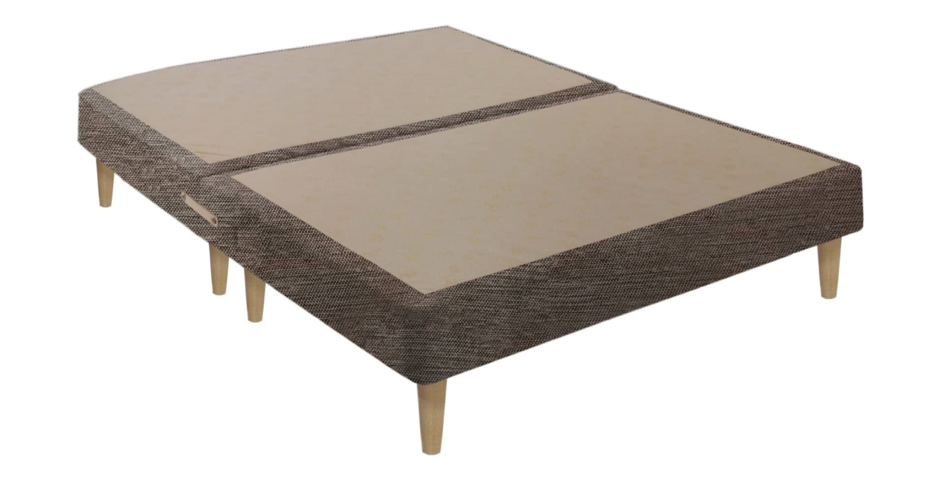 Apollo 4ft Shallow Divan Base on Legs in House Fabric - Image 4