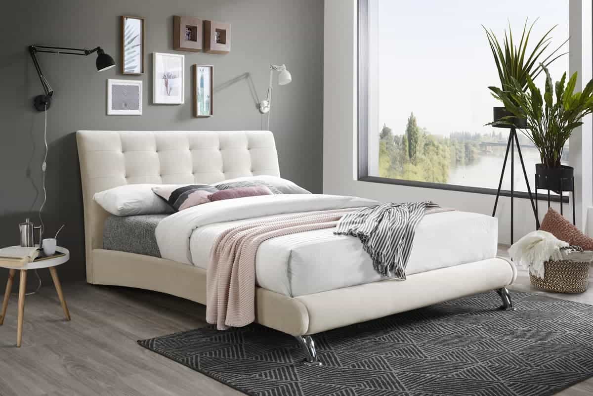 Hemlock 4ft Bed – Warm Stone – PRICE DROP!