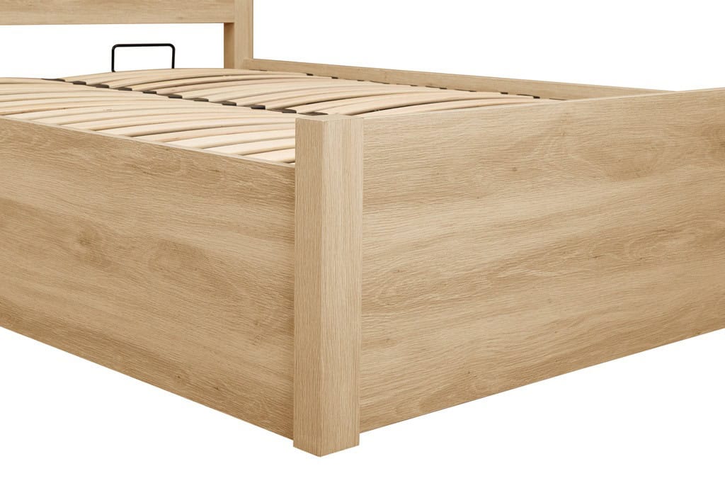 Herringford 5ft Ottoman Bedframe - Oak - Image 9