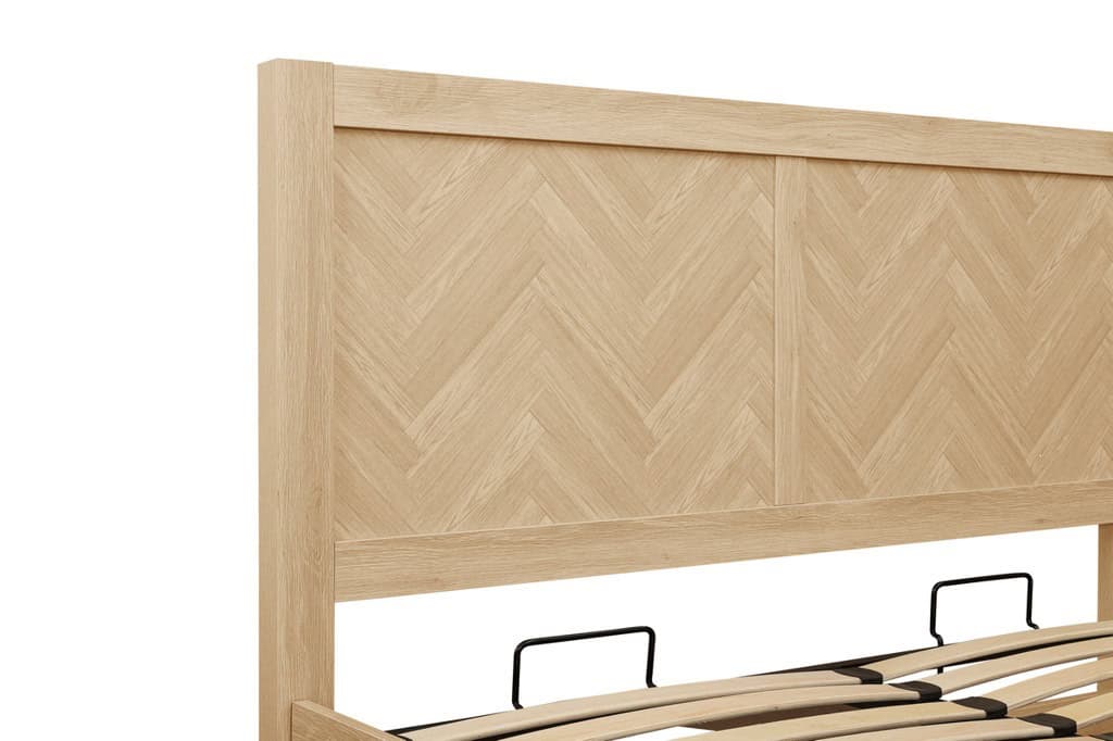 Herringford 5ft Ottoman Bedframe - Oak - Image 10