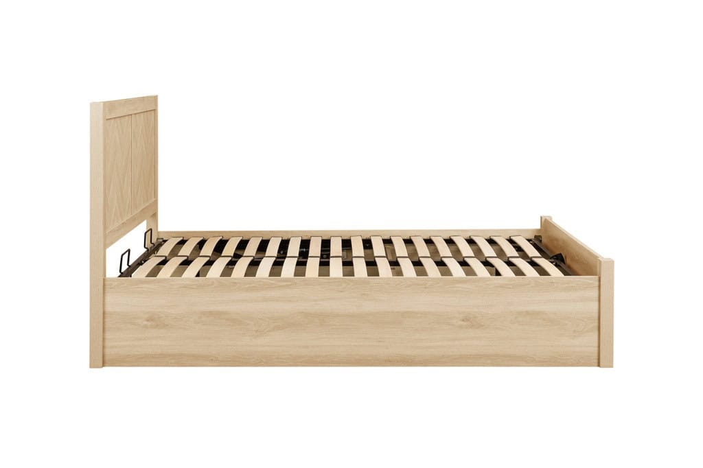 Herringford 5ft Ottoman Bedframe - Oak - Image 11