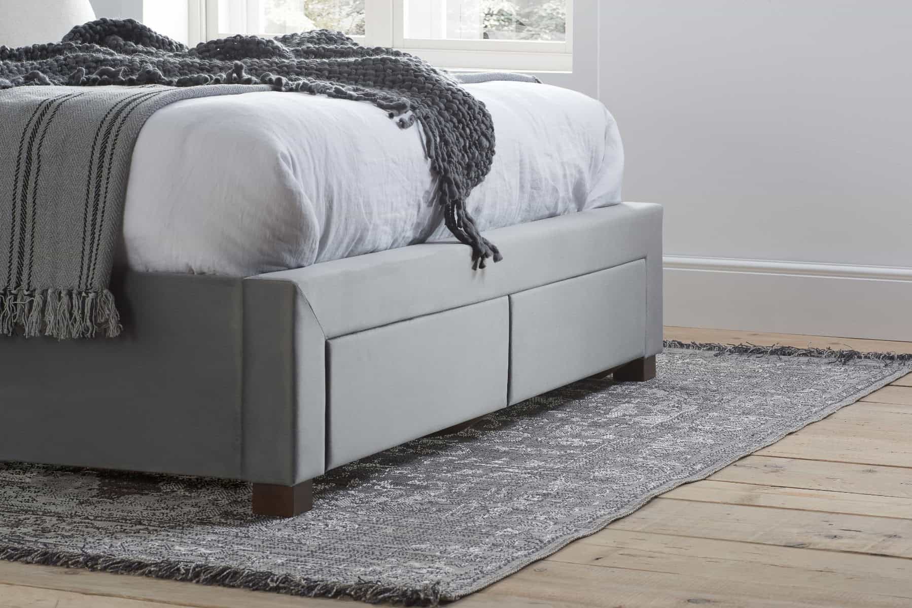 Hope 5ft Bed - Grey Velvet - Image 3