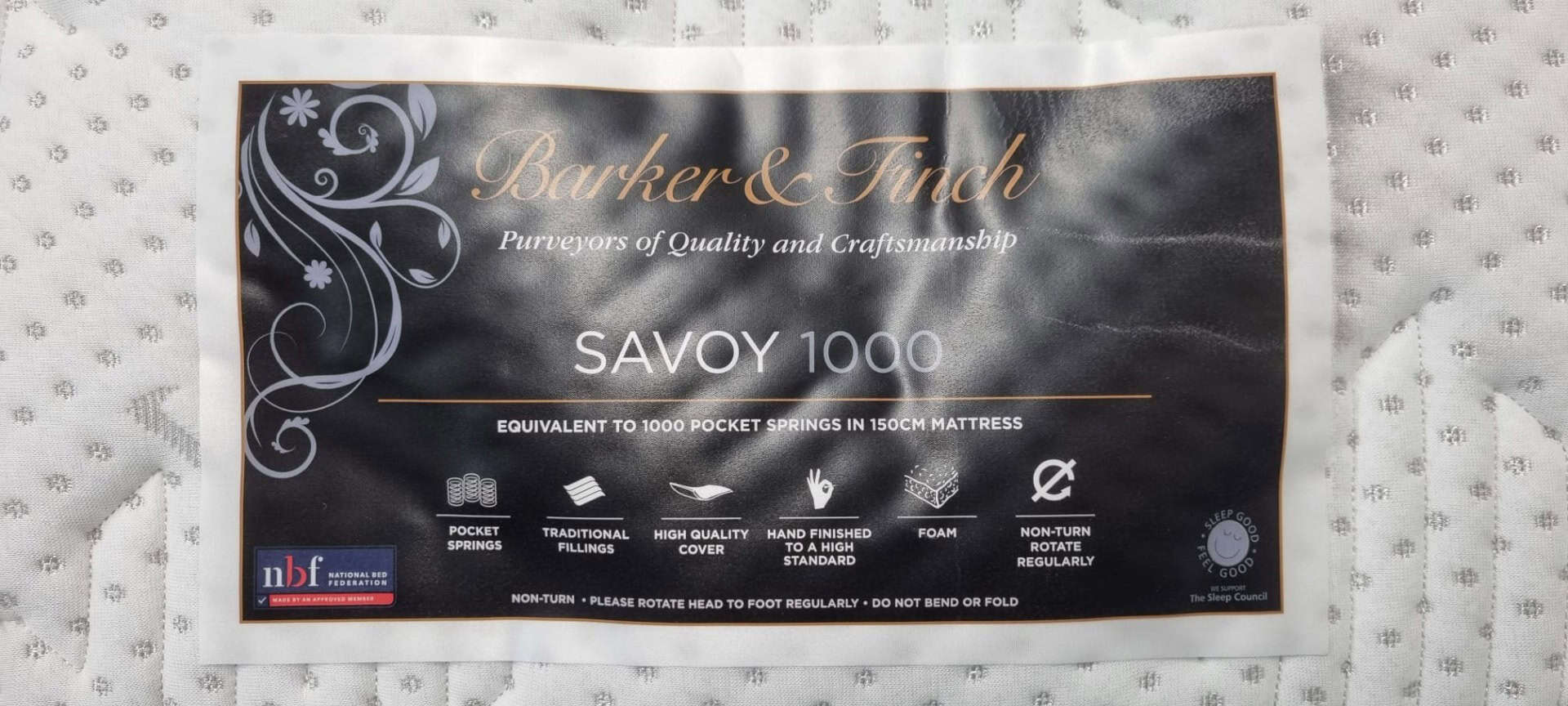 4ft6 Ottoman W/ Pocket Sprung Mattress & Headboard (Colour Choice) - Image 6