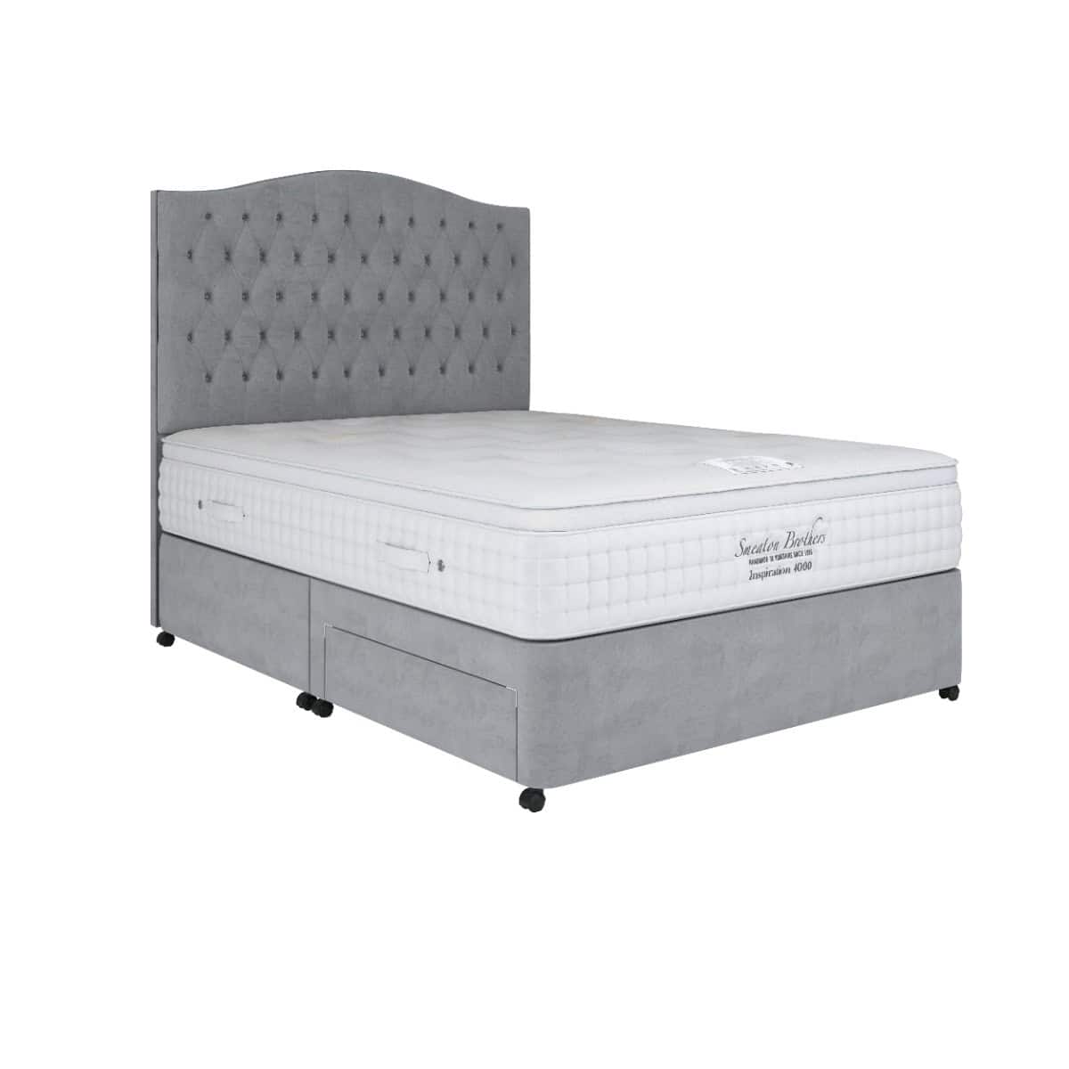 Healthbeds 4ft Inspiration Latex 2500 Divan Bed - Image 2
