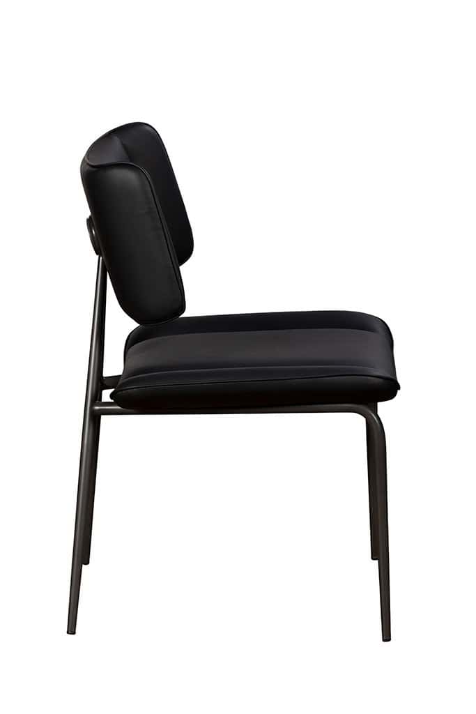 Jack Dining Chair (Pair) - Black - Image 4