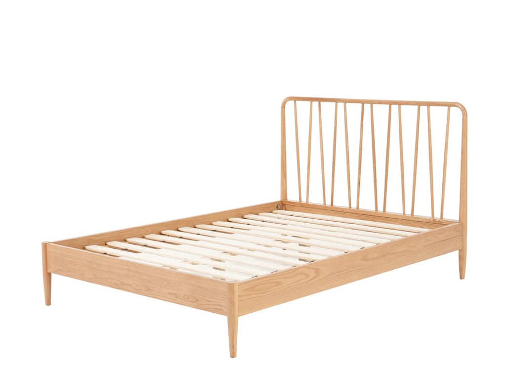 Jesper 4ft6 Bedframe - Oak - Image 4