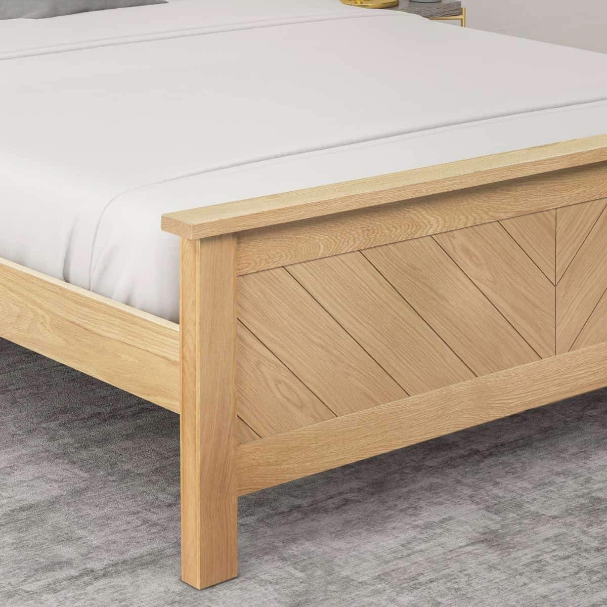 Limelight Kenji 6ft Bedframe - Light Oak - Image 3