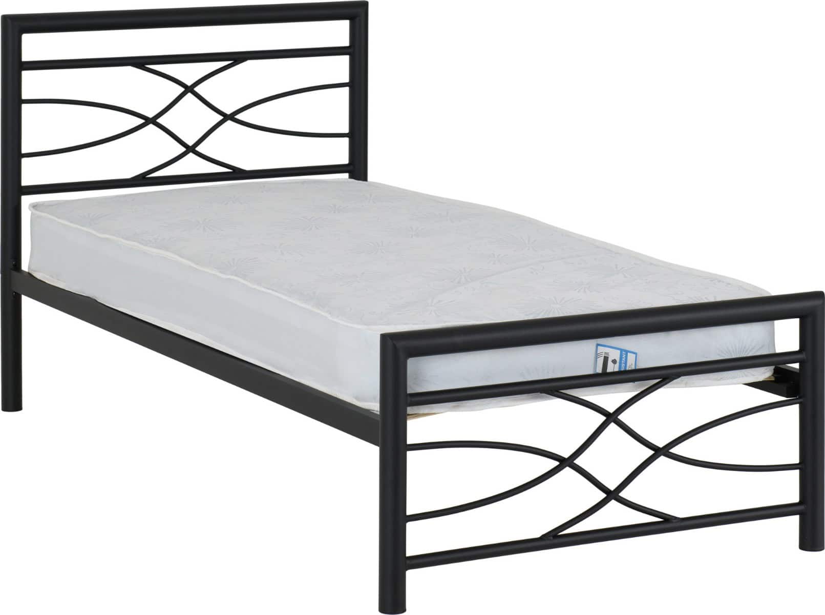 Kelly 3ft Bedframe - Black - Image 2