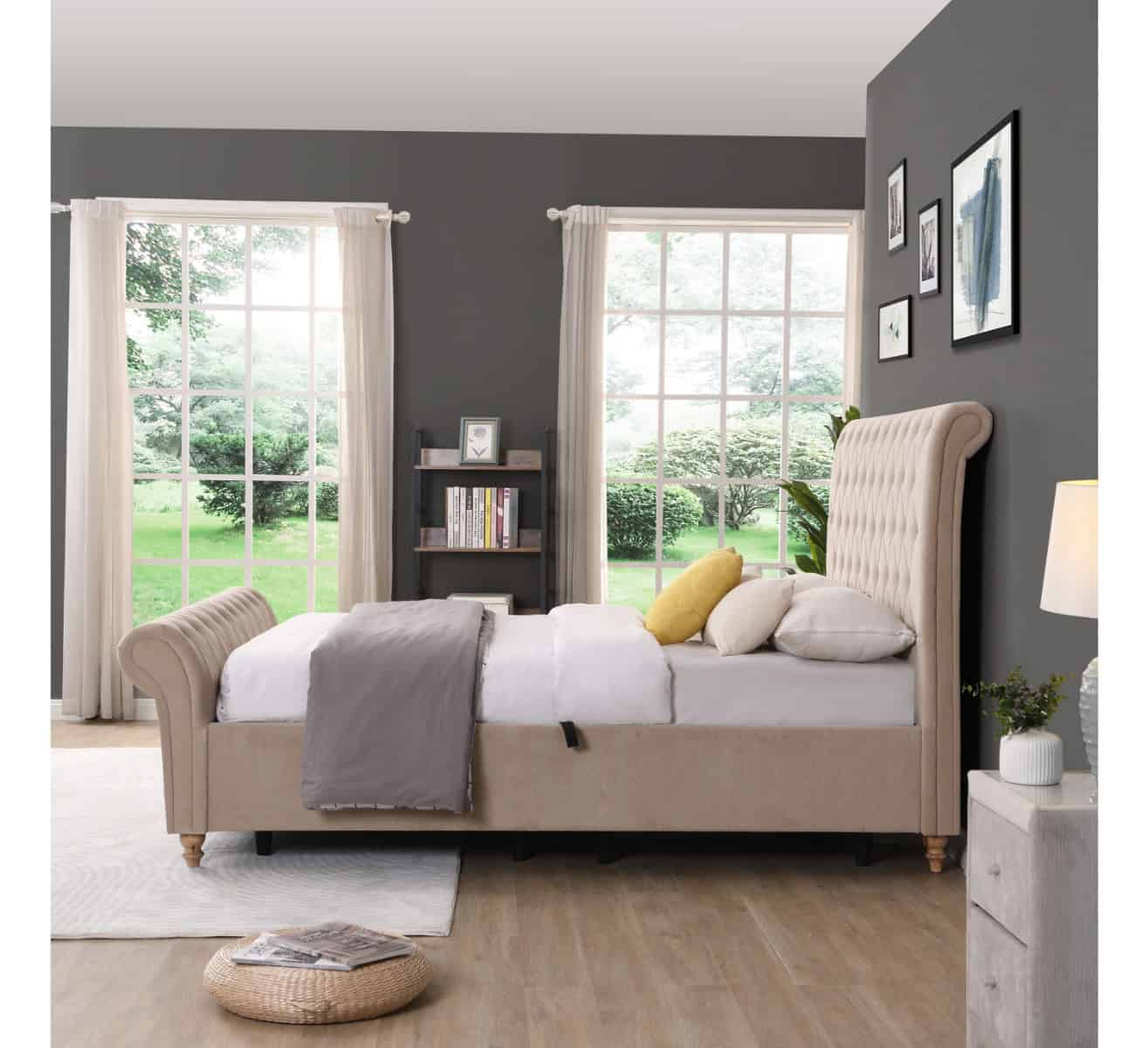 Kilkenny 5ft Ottoman Bedframe - Mink - Image 3
