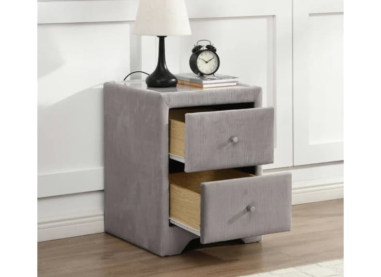 Kilkenny 4ft6 Bedframe - Silver - Image 6