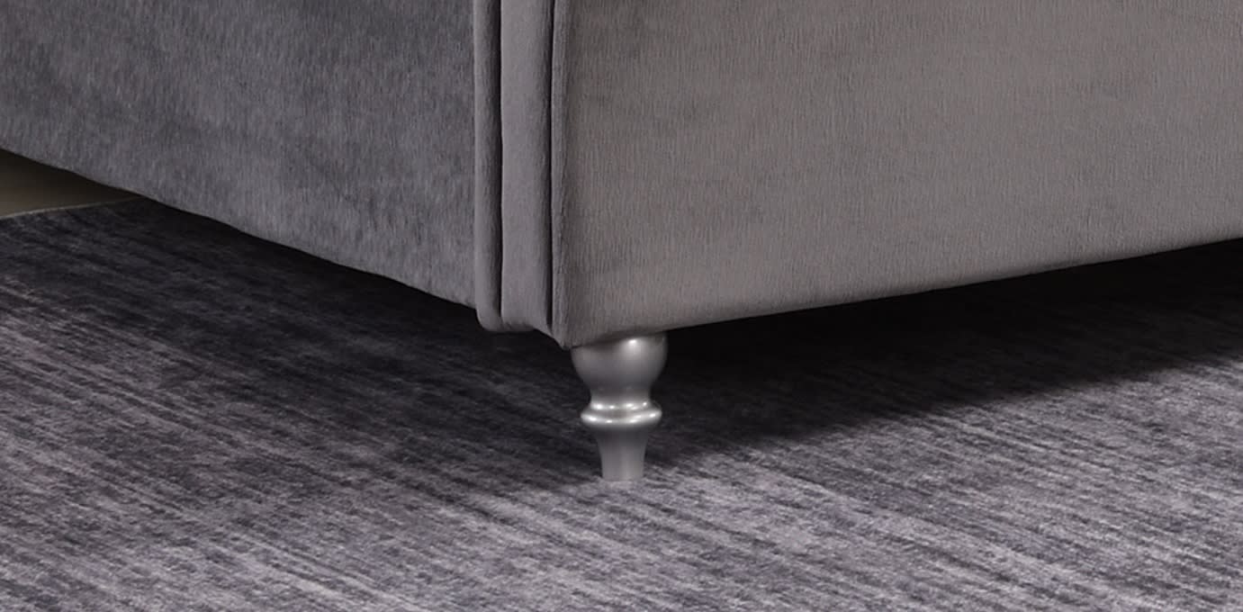 Kilkenny 6ft Bedframe - Grey - Image 4