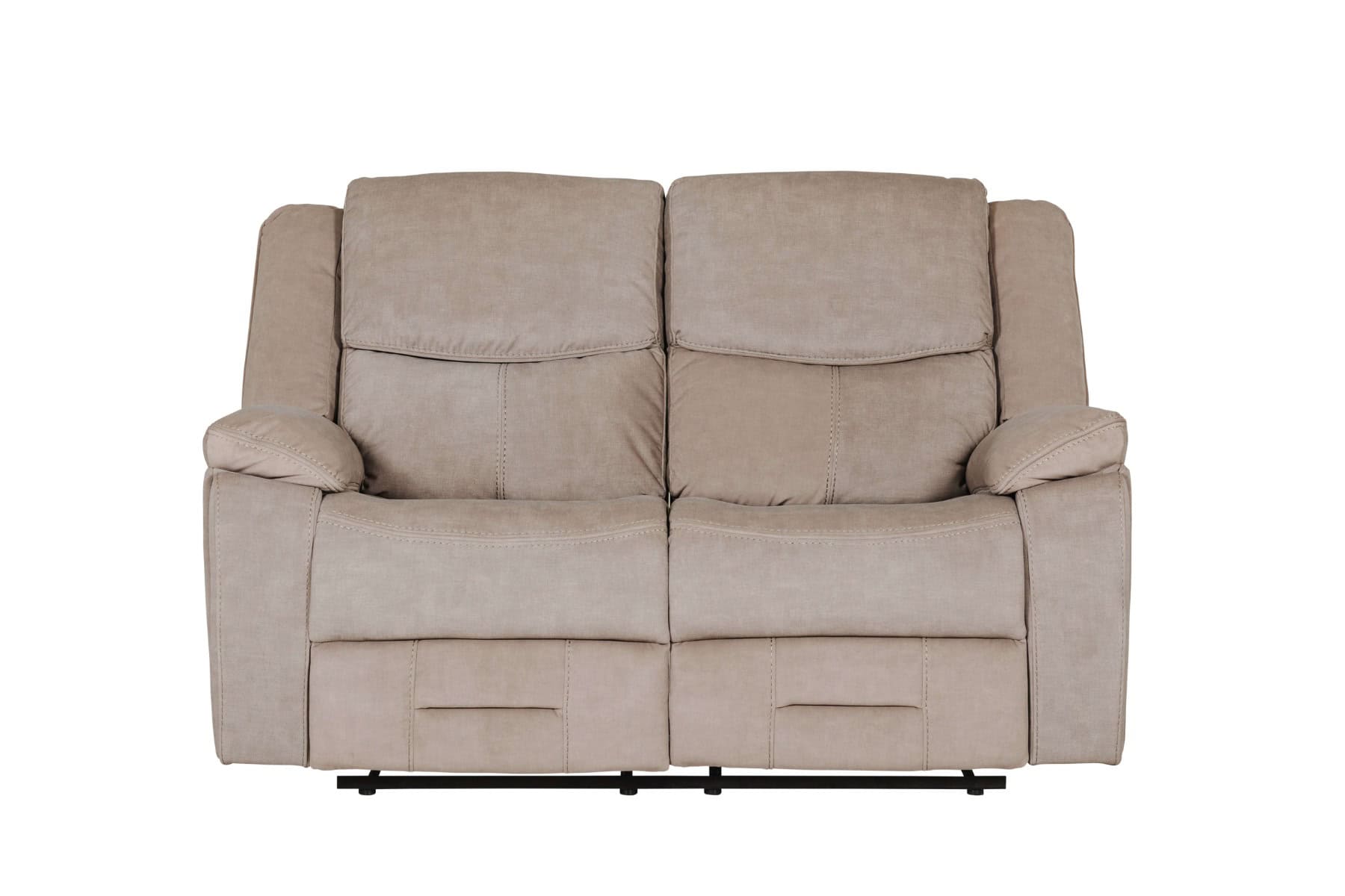 Klayton 2 Seater Manual Recliner - Khaki - Image 3