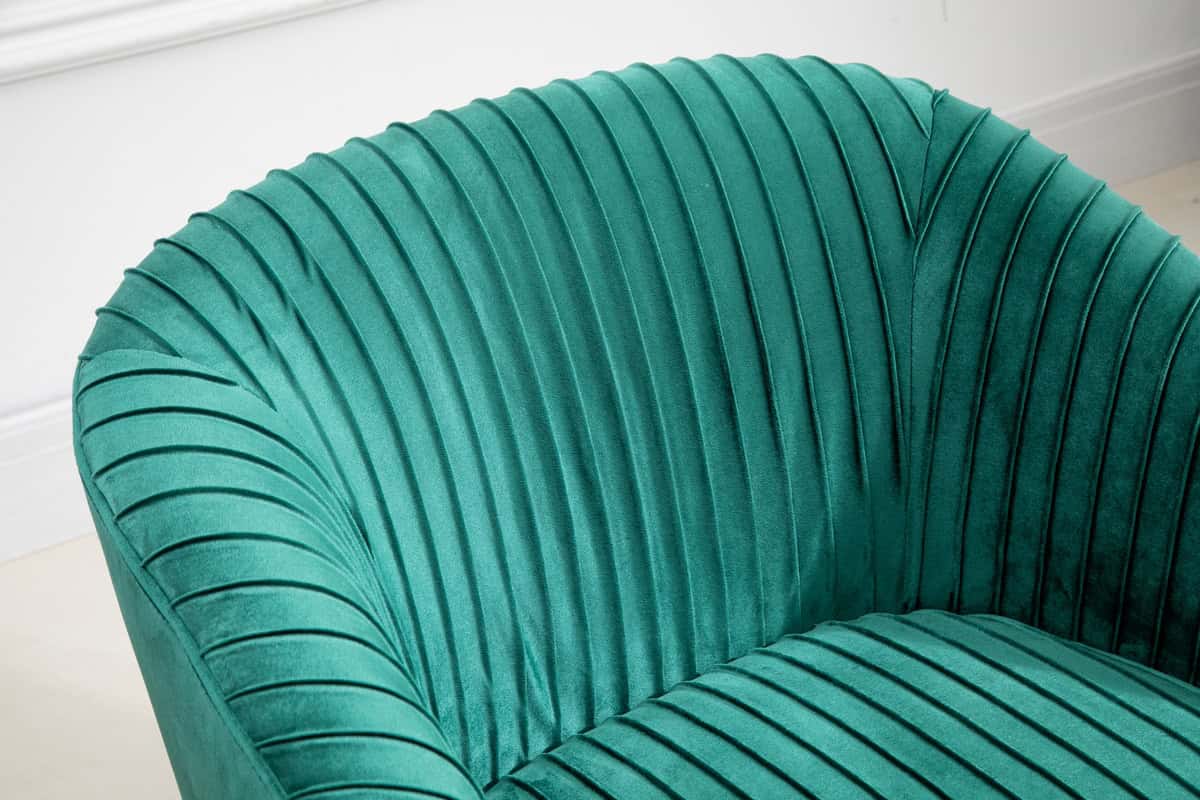 Layla Chair - Green Fabric - Image 4