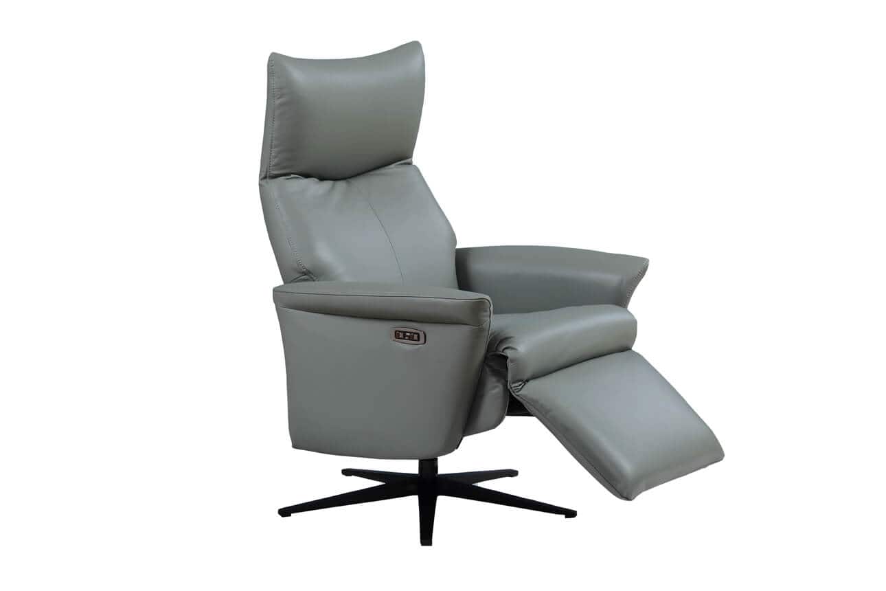 Leandro Electric Recliner – Steel
