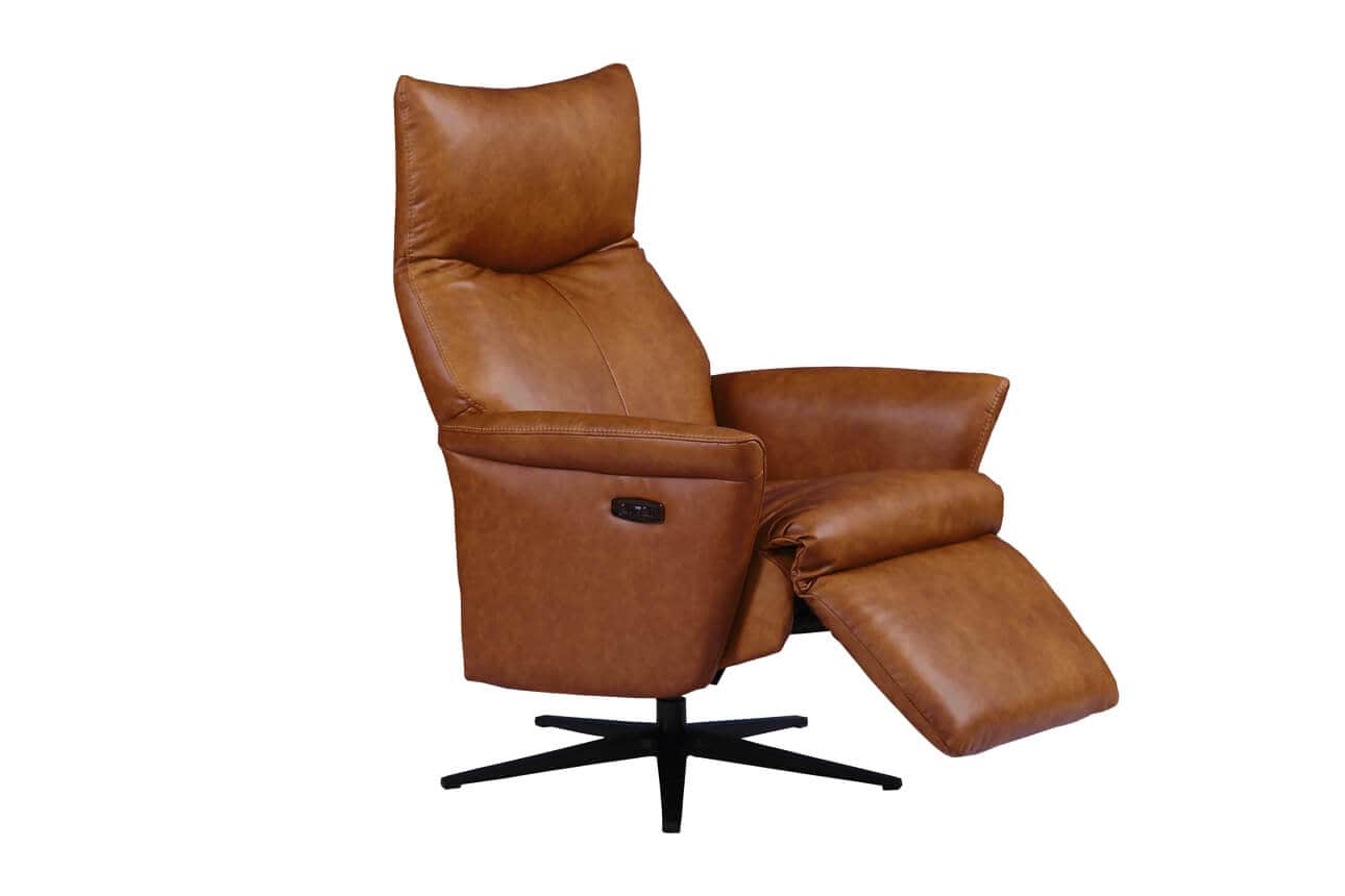 Leandro Electric Recliner – Tan