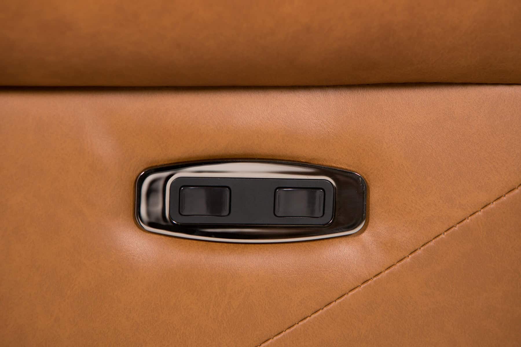 Leandro Electric Recliner - Tan - Image 3