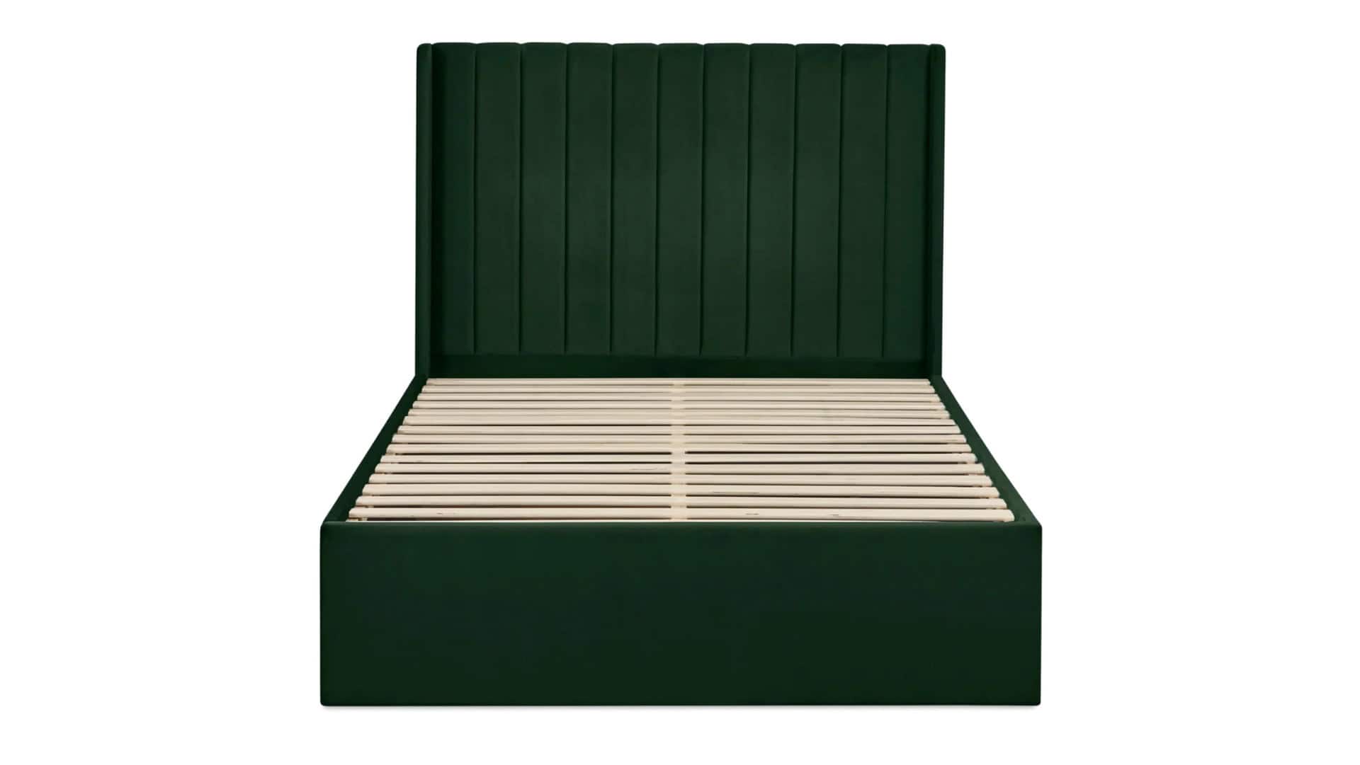 Leigha 5ft Bedframe - Green Velvet - Image 6